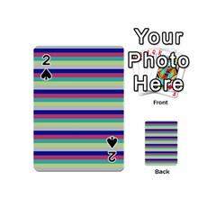 Stripey 6 Playing Cards 54 Designs (mini) by anthromahe