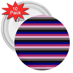 Stripey 9 3  Buttons (10 Pack) 