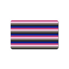 Stripey 9 Magnet (name Card) by anthromahe