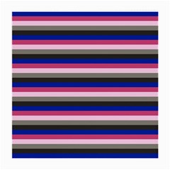 Stripey 9 Medium Glasses Cloth (2 Sides)