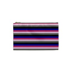 Stripey 9 Cosmetic Bag (small) by anthromahe