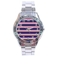 Stripey 9 Stainless Steel Analogue Watch by anthromahe