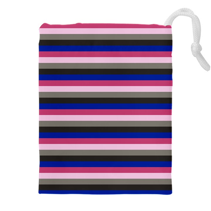 Stripey 9 Drawstring Pouch (4XL)