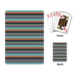 Stripey 10 Playing Cards Single Design (rectangle)