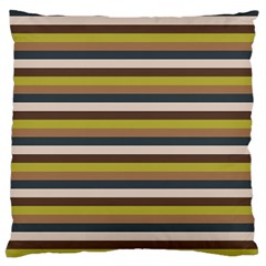 Stripey 12 Large Cushion Case (two Sides) by anthromahe