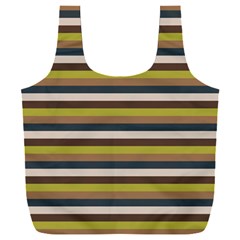 Stripey 12 Full Print Recycle Bag (xxl) by anthromahe