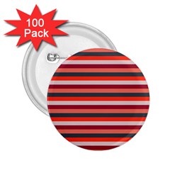 Stripey 13 2 25  Buttons (100 Pack)  by anthromahe