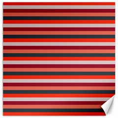 Stripey 13 Canvas 20  X 20  by anthromahe