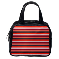 Stripey 13 Classic Handbag (one Side) by anthromahe