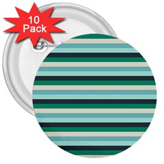 Stripey 14 3  Buttons (10 Pack)  by anthromahe