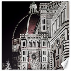 Santa Maria Del Fiore  Cathedral At Night, Florence Italy Canvas 20  X 20  by dflcprints