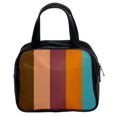 Stripey 15 Classic Handbag (two Sides) by anthromahe