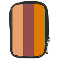 Stripey 15 Compact Camera Leather Case by anthromahe