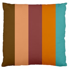 Stripey 15 Large Cushion Case (two Sides) by anthromahe