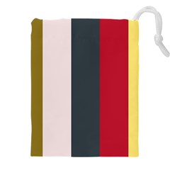 Stripey 18 Drawstring Pouch (4xl) by anthromahe