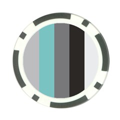 Stripey 20 Poker Chip Card Guard by anthromahe