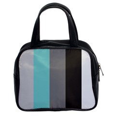 Stripey 20 Classic Handbag (two Sides) by anthromahe