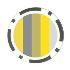 Stripey 21 Poker Chip Card Guard by anthromahe