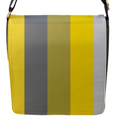 Stripey 21 Flap Closure Messenger Bag (s) by anthromahe