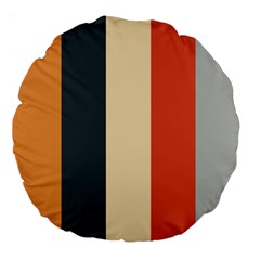 Stripey 22 Large 18  Premium Flano Round Cushions by anthromahe