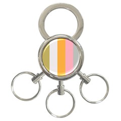 Stripey 23 3-ring Key Chain by anthromahe