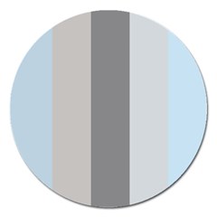 Stripey 24 Magnet 5  (round) by anthromahe