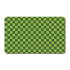 Df Green Domino Magnet (rectangular) by deformigo
