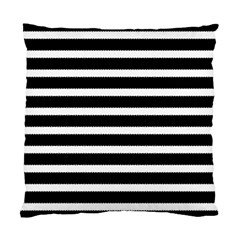 Black & White Stripes Standard Cushion Case (one Side) by anthromahe