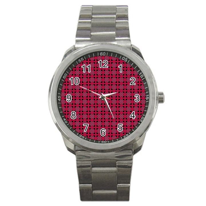 DF Ricky Purplish Sport Metal Watch