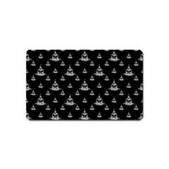 Buddhism Motif Print Pattern Design Magnet (name Card) by dflcprintsclothing