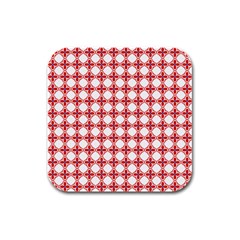 Df Crux Rubya Rubber Square Coaster (4 Pack)  by deformigo