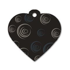 Rounder Iii Dog Tag Heart (two Sides)