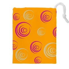 Rounder Ix Drawstring Pouch (4xl) by anthromahe