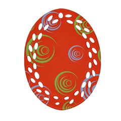 Rounder X Ornament (oval Filigree) by anthromahe