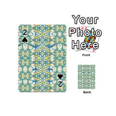 Colored Geometric Ornate Patterned Print Playing Cards 54 Designs (mini) by dflcprintsclothing