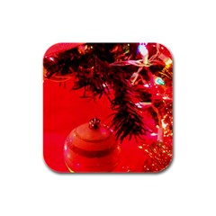 Christmas Tree  1 4 Rubber Square Coaster (4 Pack)  by bestdesignintheworld