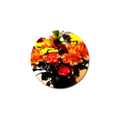 Flowers In A Vase 1 2 Golf Ball Marker by bestdesignintheworld