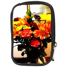 Flowers In A Vase 1 2 Compact Camera Leather Case by bestdesignintheworld
