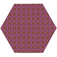 Wisteria Wooden Puzzle Hexagon by deformigo