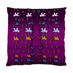 Birds In Freedom And Peace Standard Cushion Case (one Side) by pepitasart
