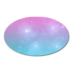 Pastel Goth Galaxy  Oval Magnet by thethiiird