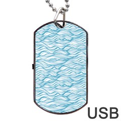 Abstract Dog Tag Usb Flash (one Side)