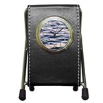 Ocean at Dusk Pen Holder Desk Clock Front