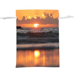 Ocean Sunrise  Lightweight Drawstring Pouch (xl) by TheLazyPineapple