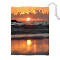 Ocean Sunrise Drawstring Pouch (5xl) by TheLazyPineapple