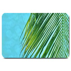 Tropical Palm Large Doormat  by TheLazyPineapple