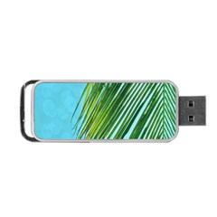 Tropical Palm Portable Usb Flash (two Sides) by TheLazyPineapple