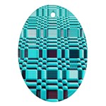 469823231 Glitch37 Oval Ornament (Two Sides)