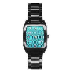 469823231 Glitch37 Stainless Steel Barrel Watch by ScottFreeArt