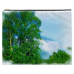 Airbrushed Sky Cosmetic Bag (xxxl) by Fractalsandkaleidoscopes